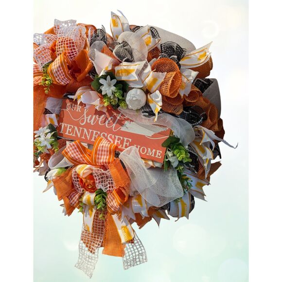 Custom Made  "Our Sweet Tennessee Home"  made on wire wreath frame - Picture 10 of 11